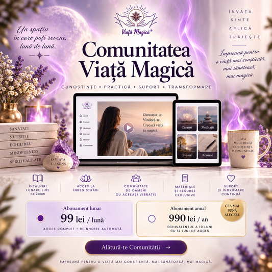 Comunitatea Viață Magică – Abonament de aprofundare