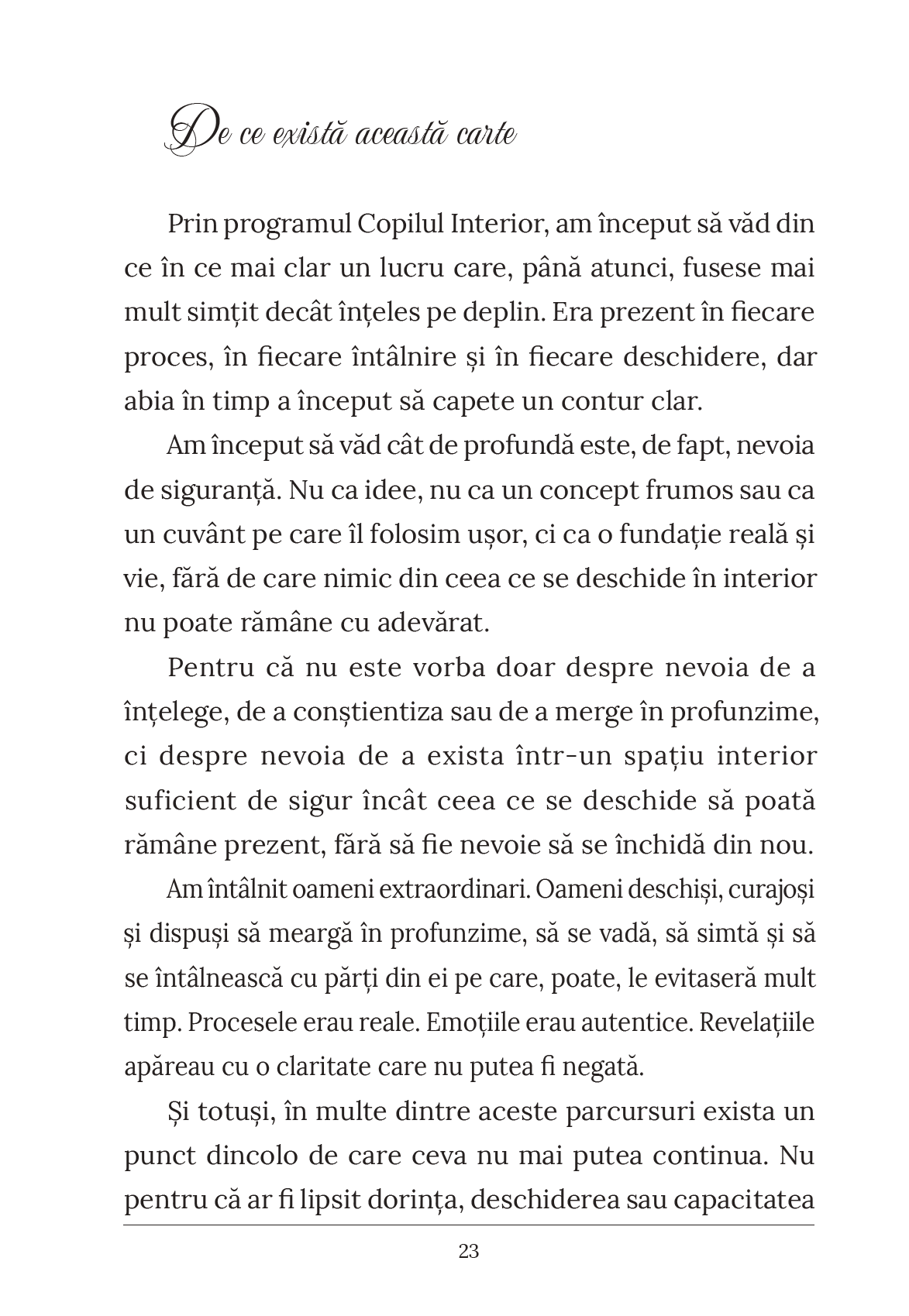 Cartea Siguranței – Reîntoarcerea către tine